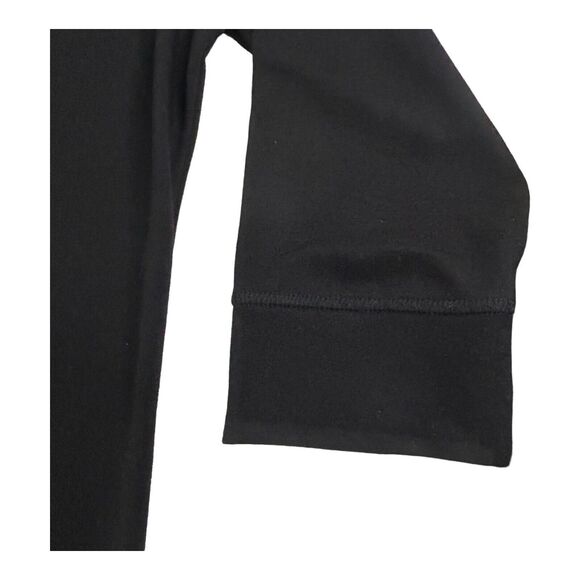 Chico’s Zenergy Half-zip Dress Black Misses Size 0 (US S/4) LBD Active Pockets - Picture 10 of 16